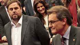 Oriol Junqueras y Artur Mas