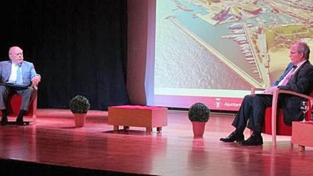 Jordi Pujol y José Montilla, durante el debate de este viernes