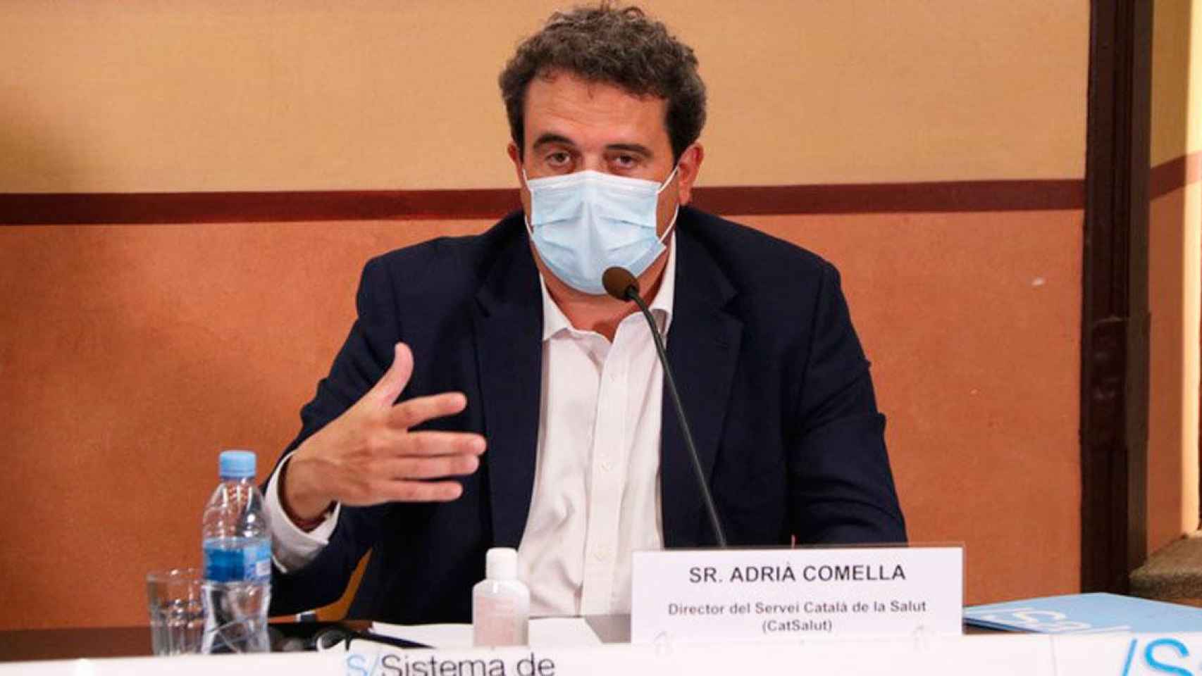 Adrià Comella, director del Servicio Catalán de Salud (CatSalut), en una comparecencia anterior / CG