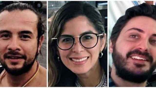 Los tres periodistas de la Agencia EFE que han sido detenidos en Venezuela / EFE