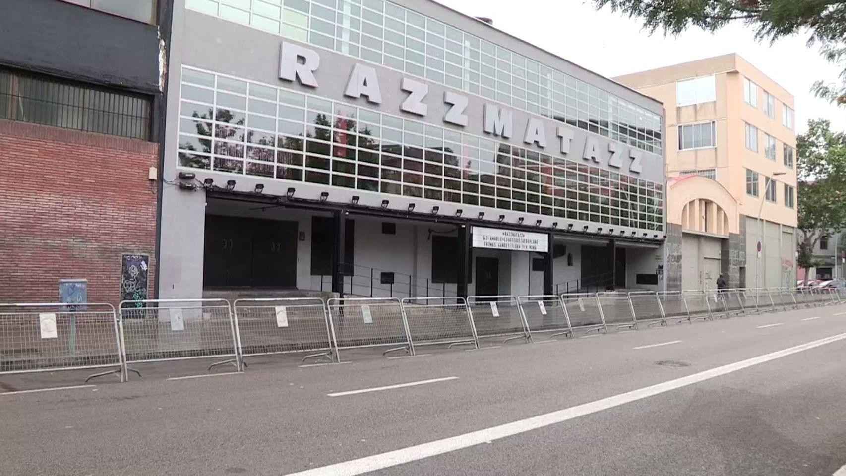 La fachada de la discoteca Razzmatazz en Barcelona