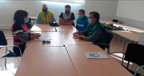 Sindicatos con la directora de servicios territoriales de justicia en Lleida / CSIF