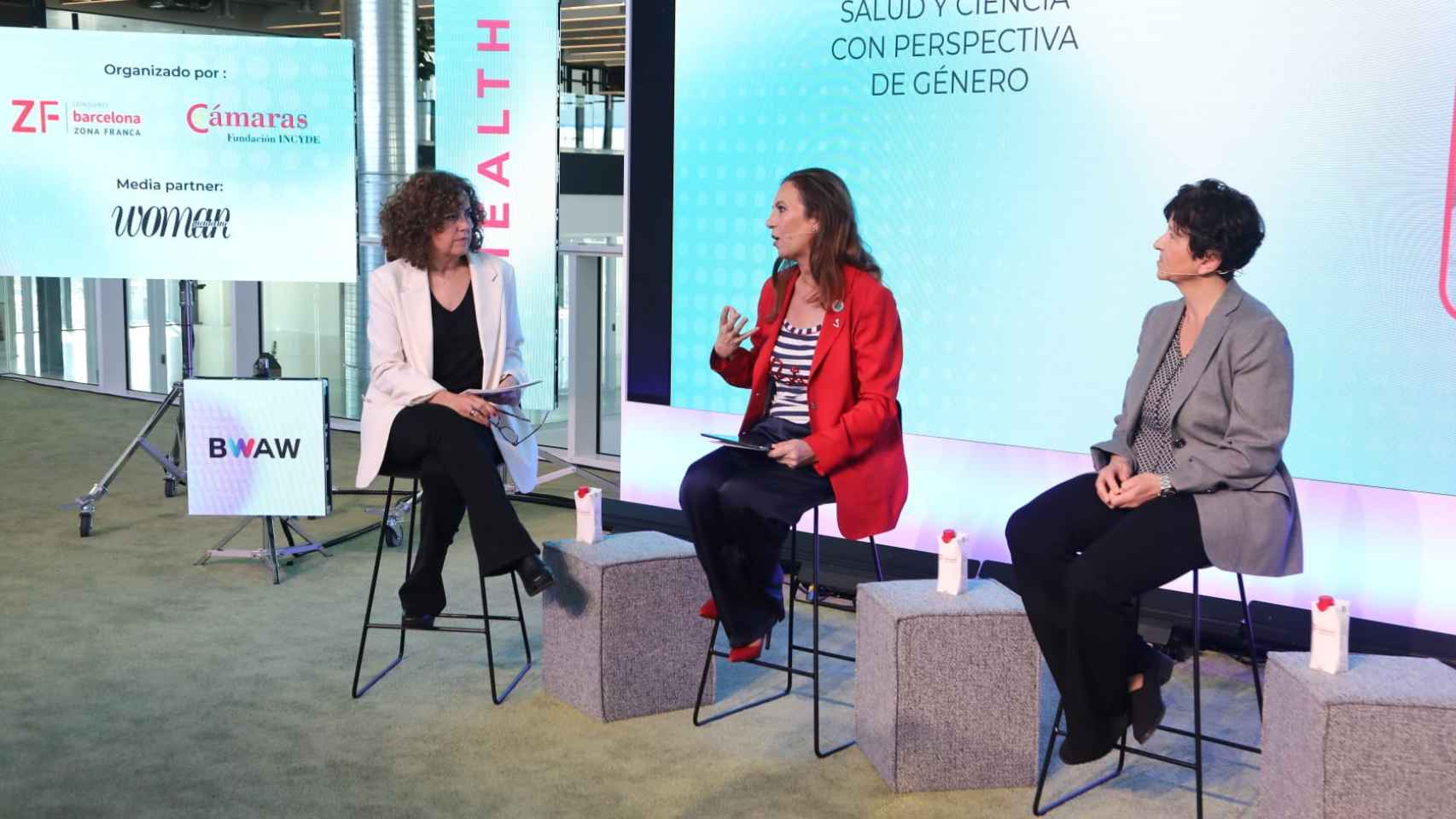 Rosa Orriols y Anna Bigas en el debate sobre ciencia y mujer en BWAW