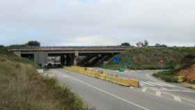 Estado actual de la conexión bajo la B30-AP7 en el sector Can Sant Joan, entre Rubí y Sant Cugat, cuya mejora estará a cargo de la constructora Gicsa / GOVERN