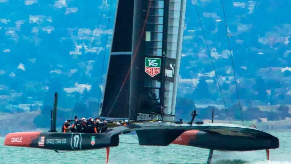 Imagen de un barco en ediciones anteriores de la Copa América de vela / Cedida