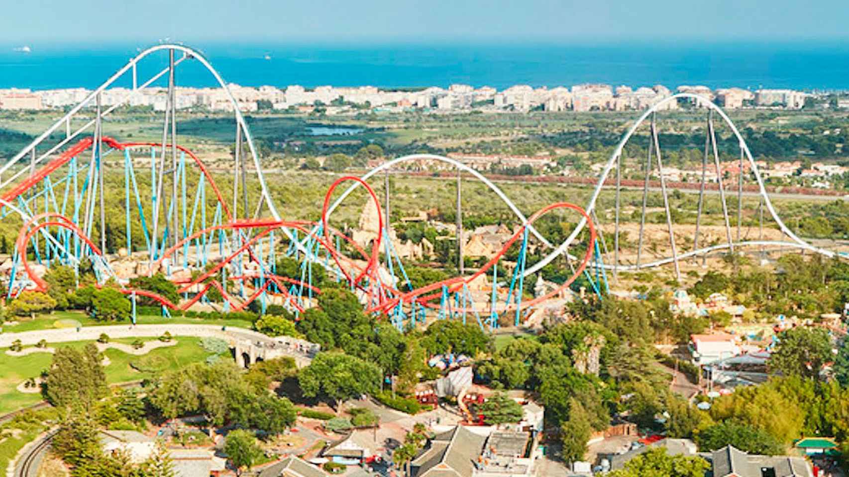 Imagen aérea de PortAventura World / Cedida