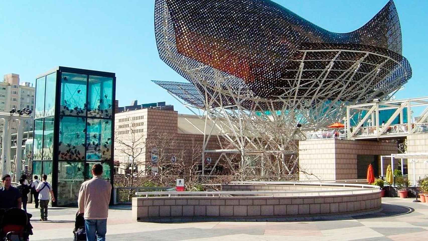 Imagen de la zona del Frente Marítimo, junto al Puerto Olímpico de Barcelona / CG