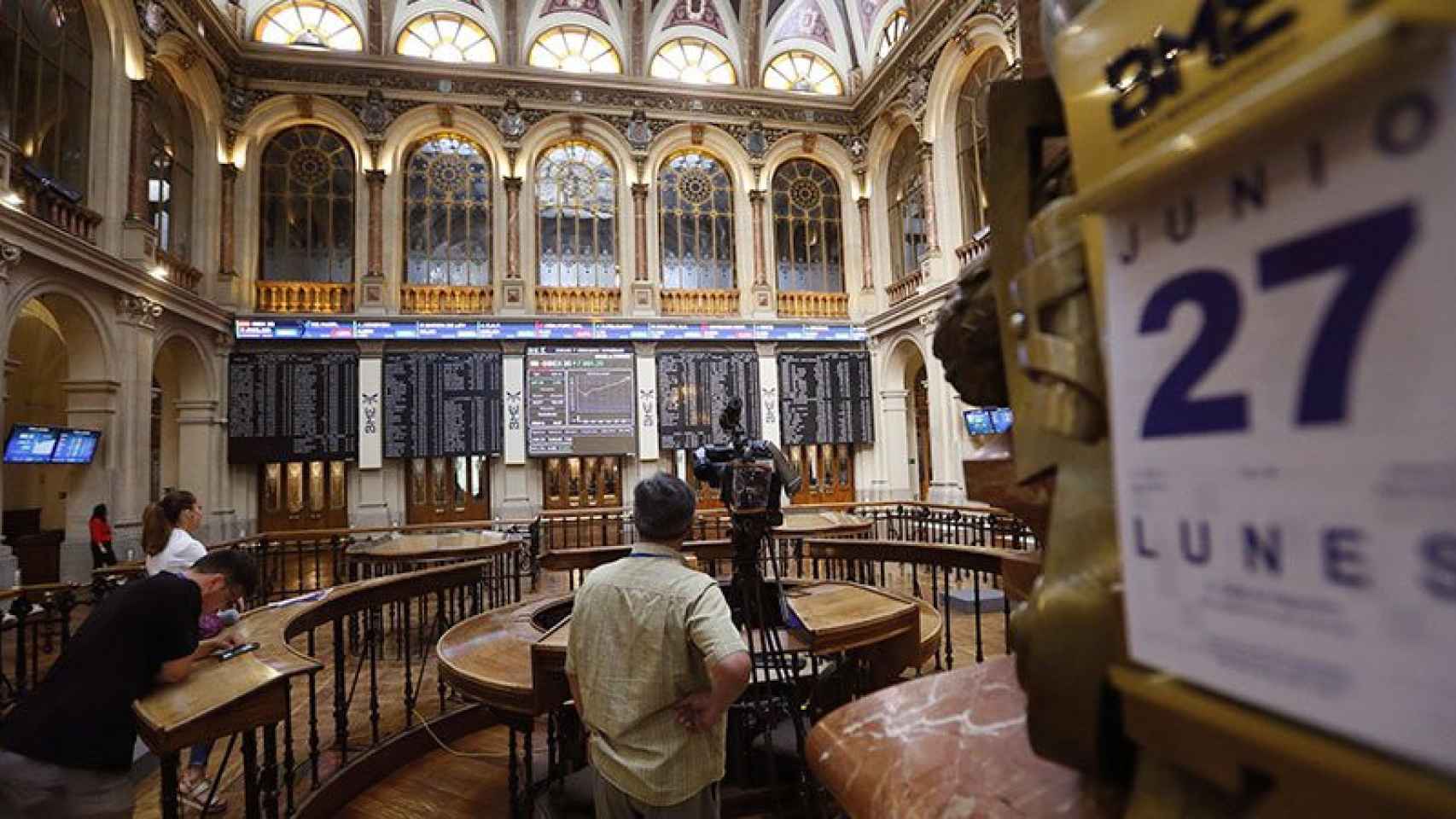 La bolsa de Madrid en la apertura de este lunes, 27 de junio, tras las elecciones generales.