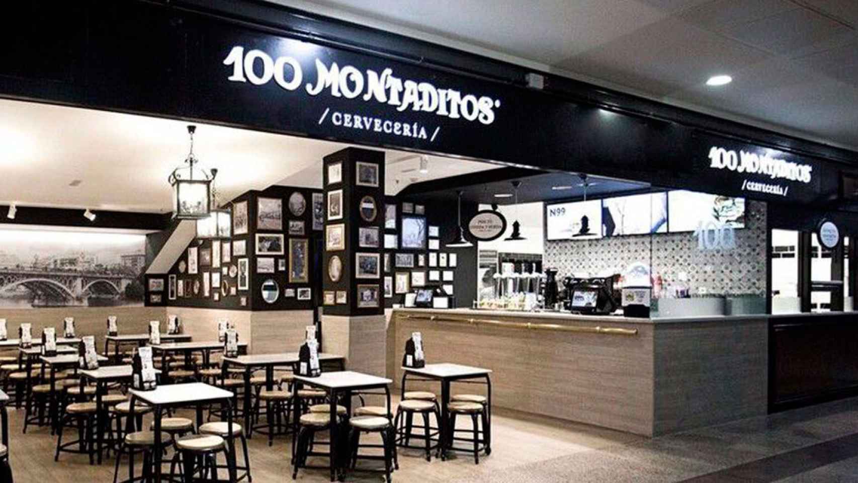 Uno de los locales de 100 Montaditos, la principal enseña del grupo Restalia / RESTALIA