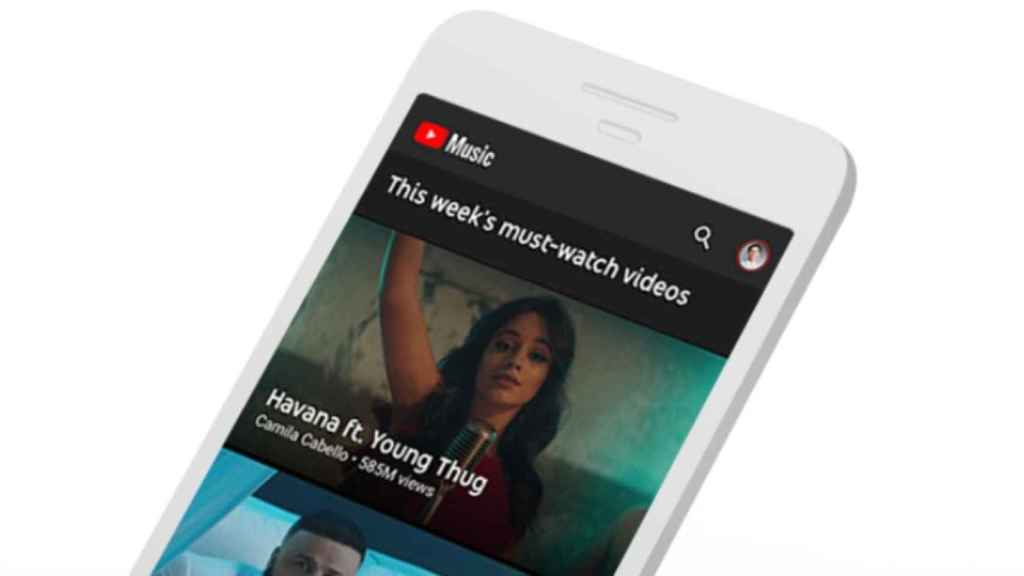 La plataforma YouTube Music de Google / YOUTUBE