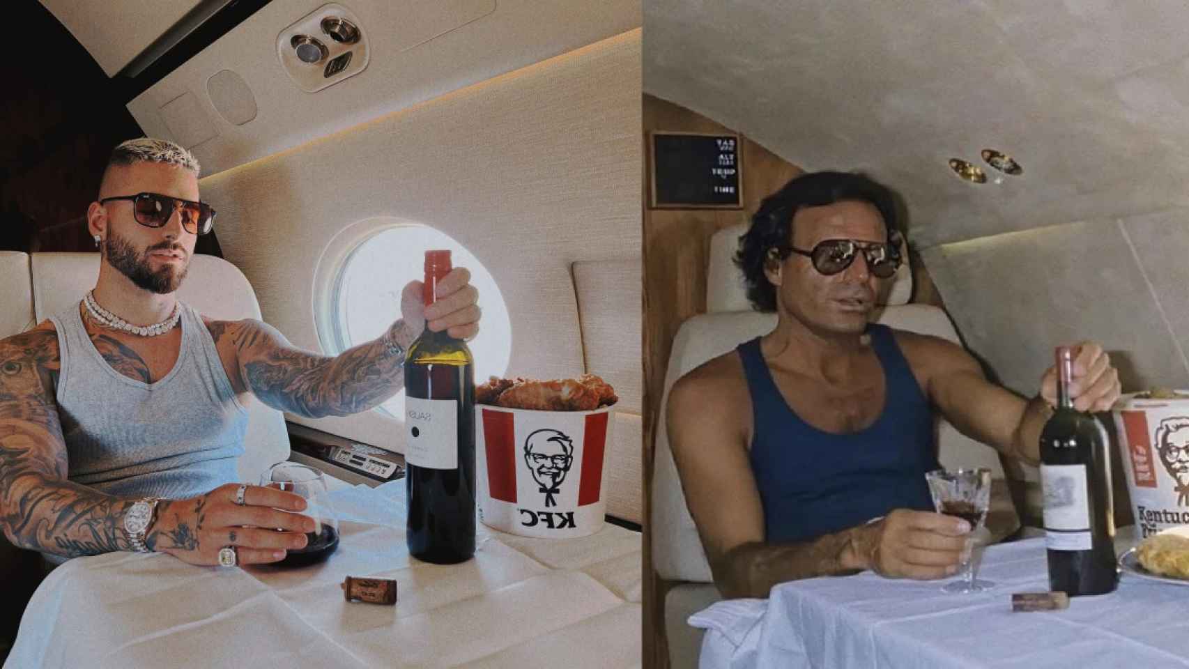 Maluma recrea la imagen de Julio Iglesias /CD