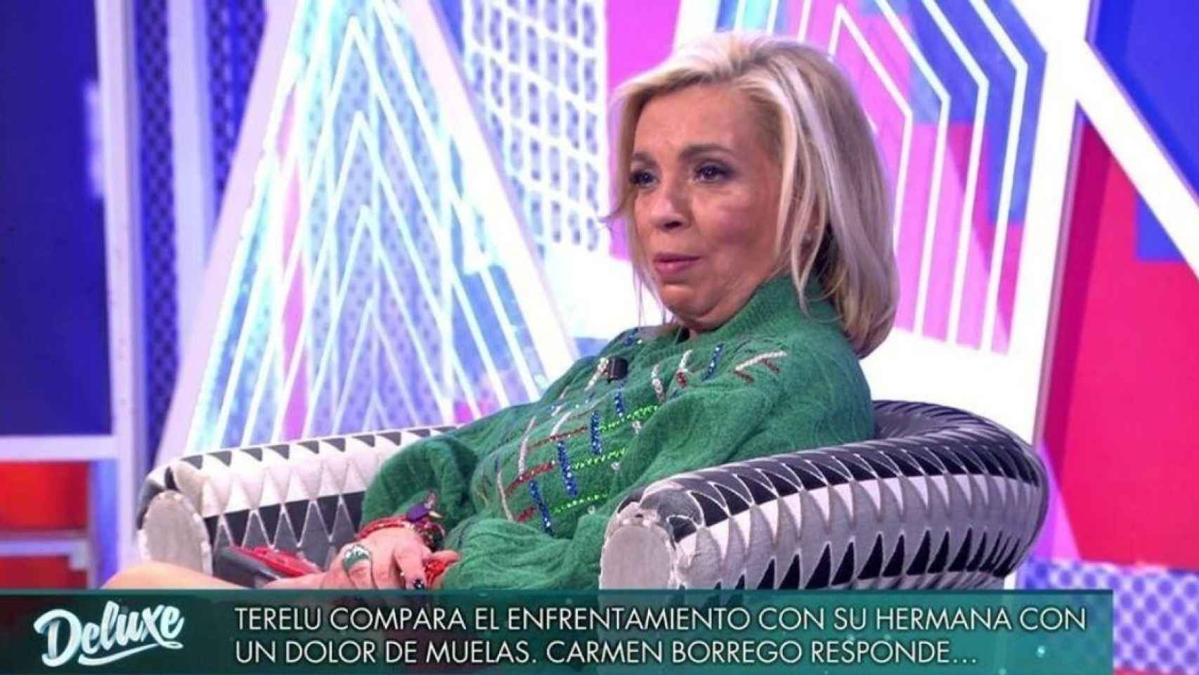 Carmen Borrego en el 'Deluxe' / MEDIASET