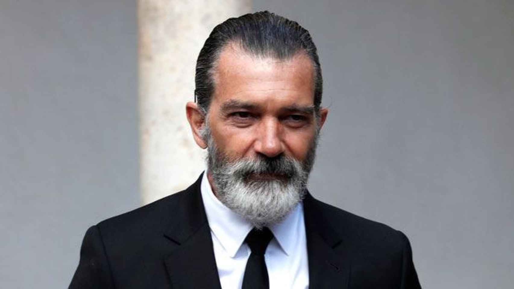 Antonio Banderas, en una imagen de archivo tras el infarto que sufrió en enero / CG