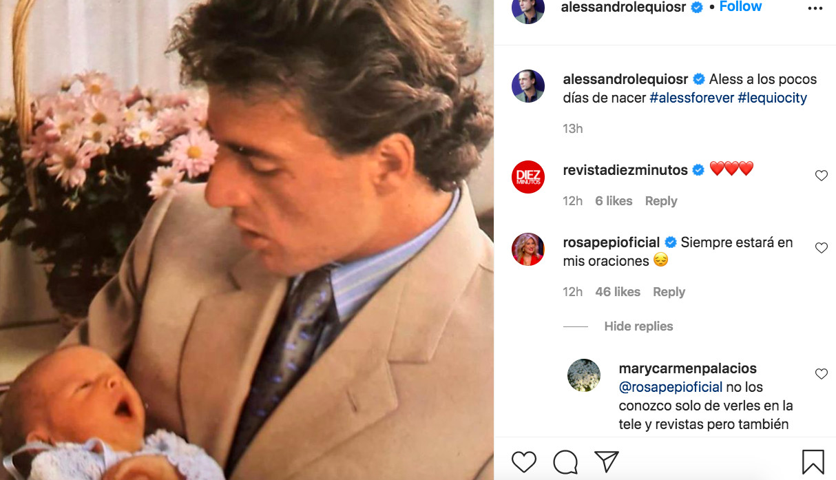 Alessandro Lequio publica una fotografía inédita del nacimiento de su hijo Aless / INSTAGRAM