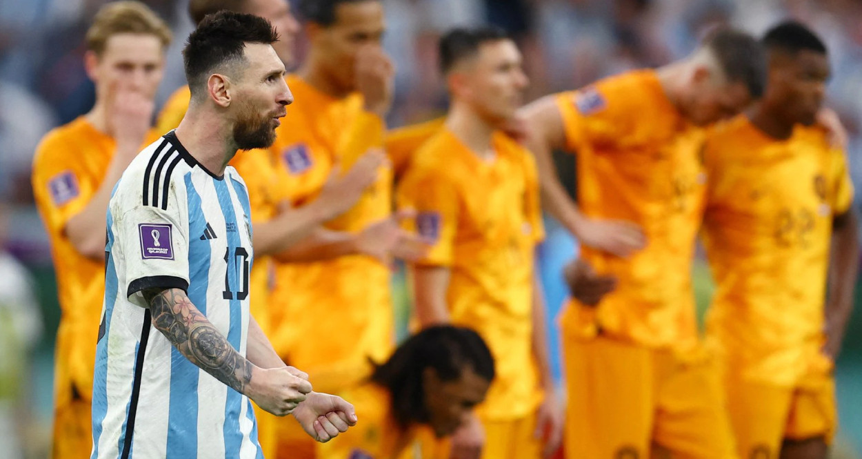 Messi, minutos antes de referirse a Weghorst como bobo en el Mundial / REDES