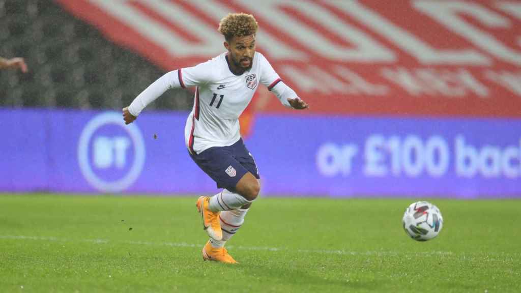 Konrad de la Fuente en su debut con EEUU / USMNT