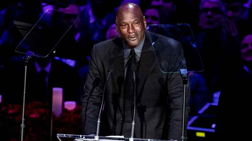 Michael Jordan en el memorial de Kobe Bryant / EFE