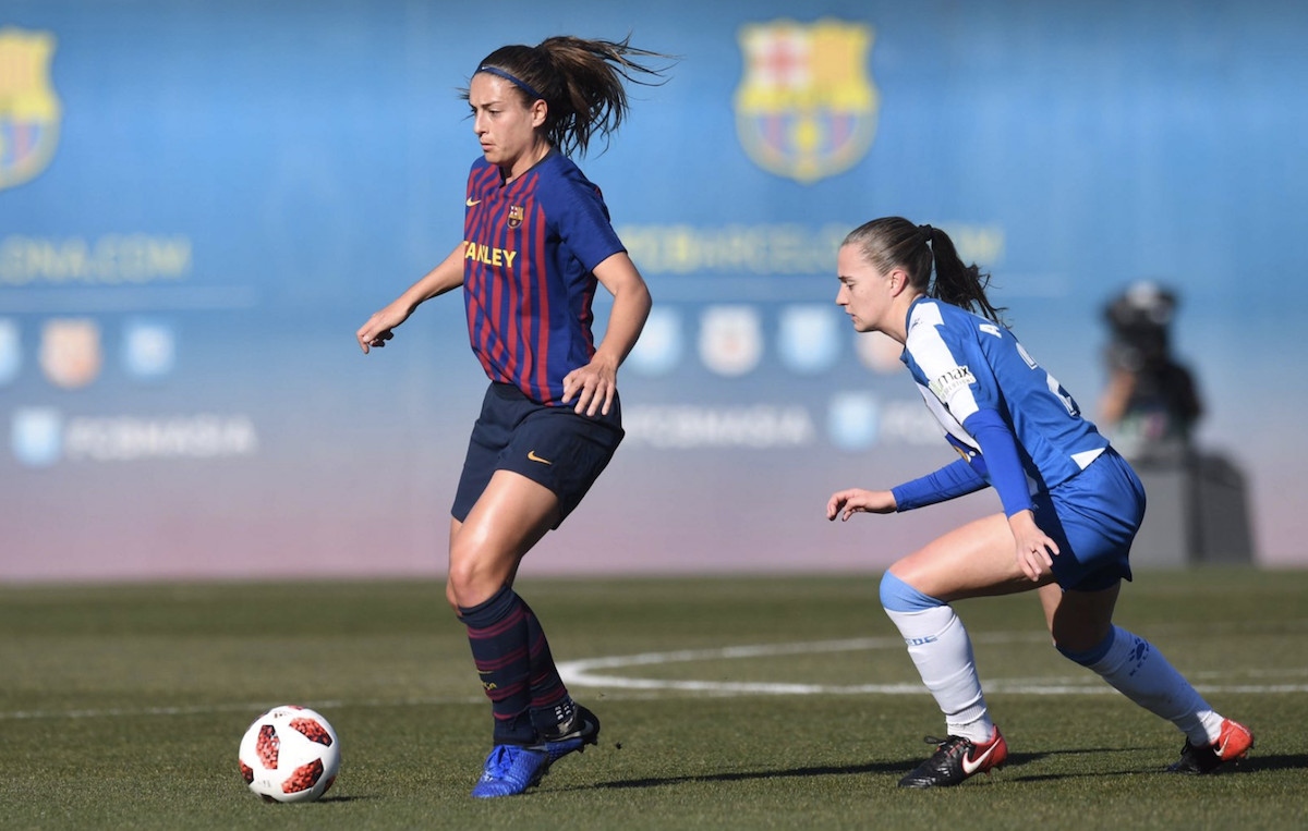 Una foto de Alexia Putellas durante el partido frente al Espanyol