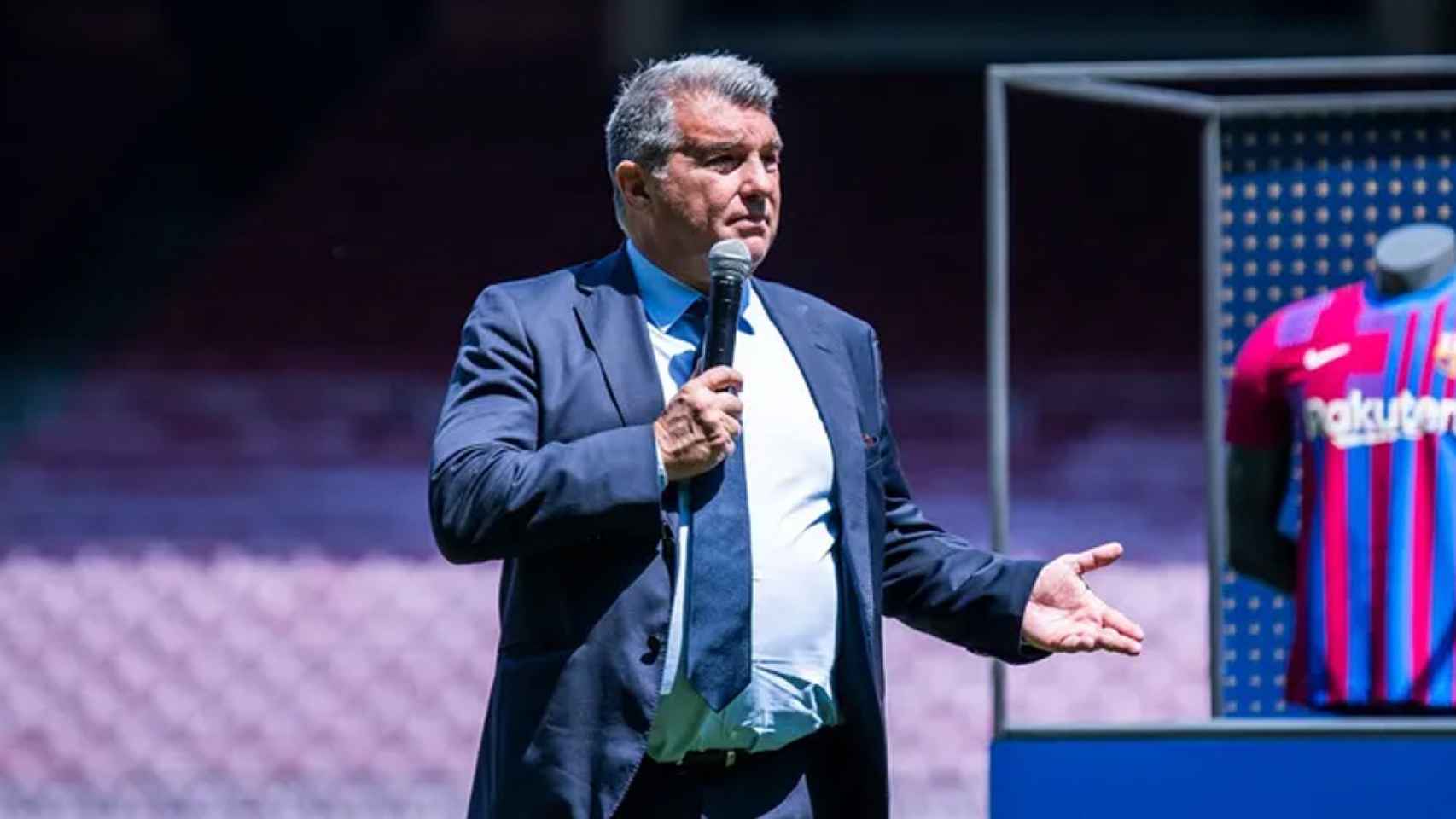 Joan Laporta en un acto del Barça / FCB