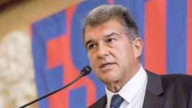 Laporta, durante un acto de campaña | EFE