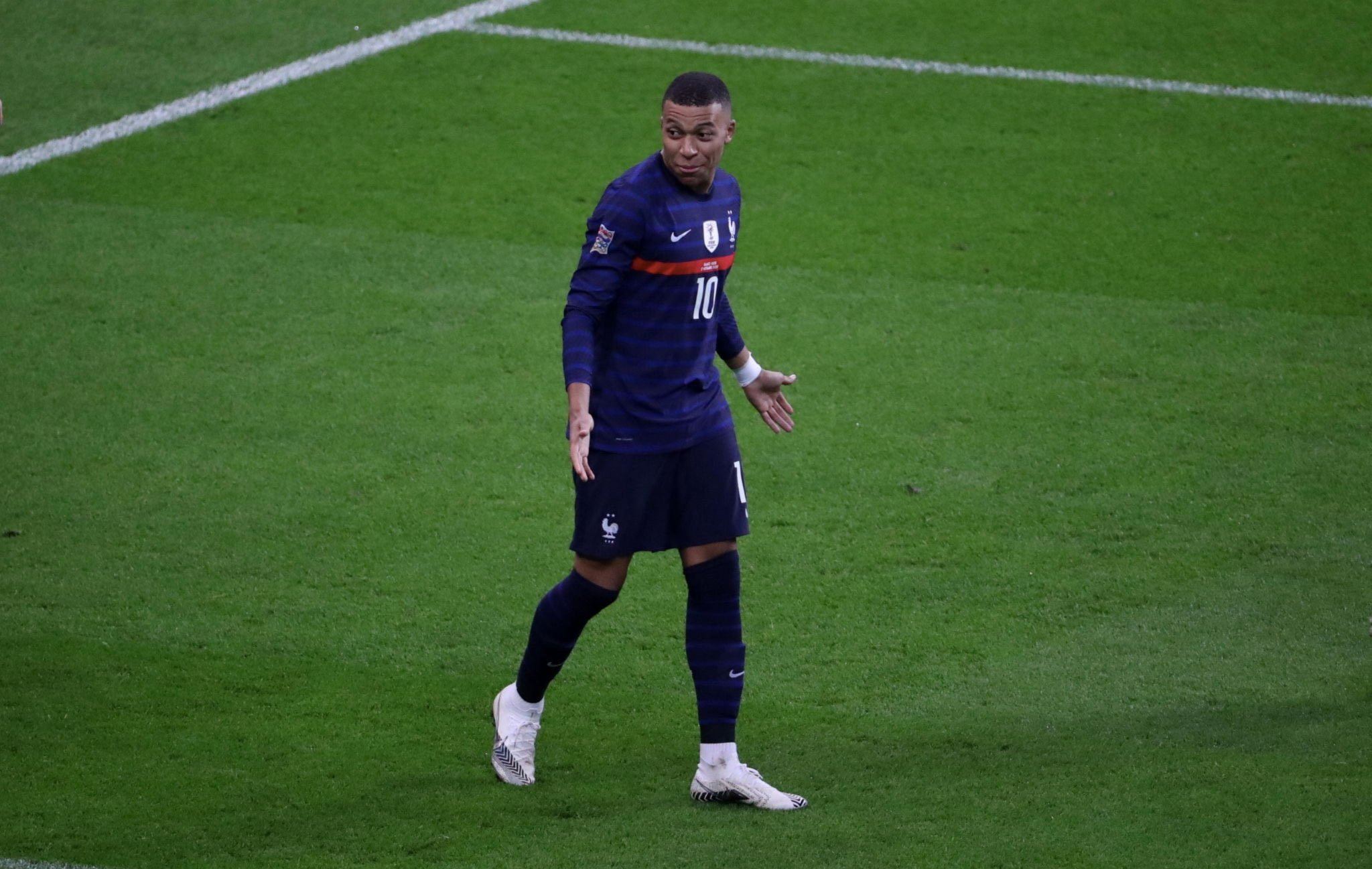 Kylian Mbappé con la selección francesa / Redes