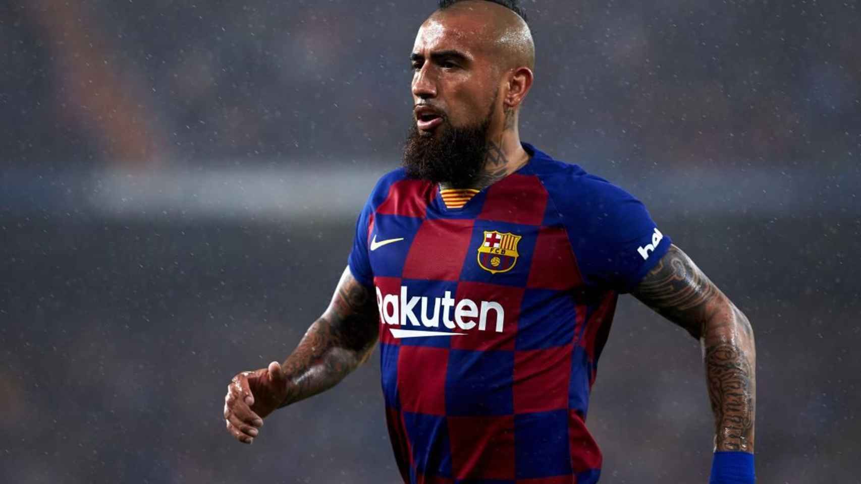 Arturo Vidal durante el partido del clásico / FC Barcelona