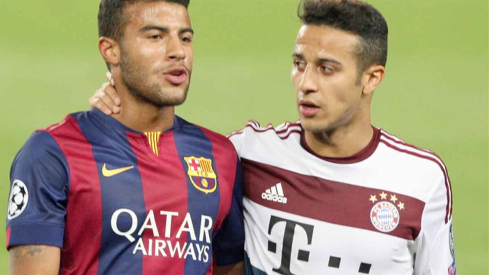 Rafinha y Thiago en una imagen de archivo / REDES