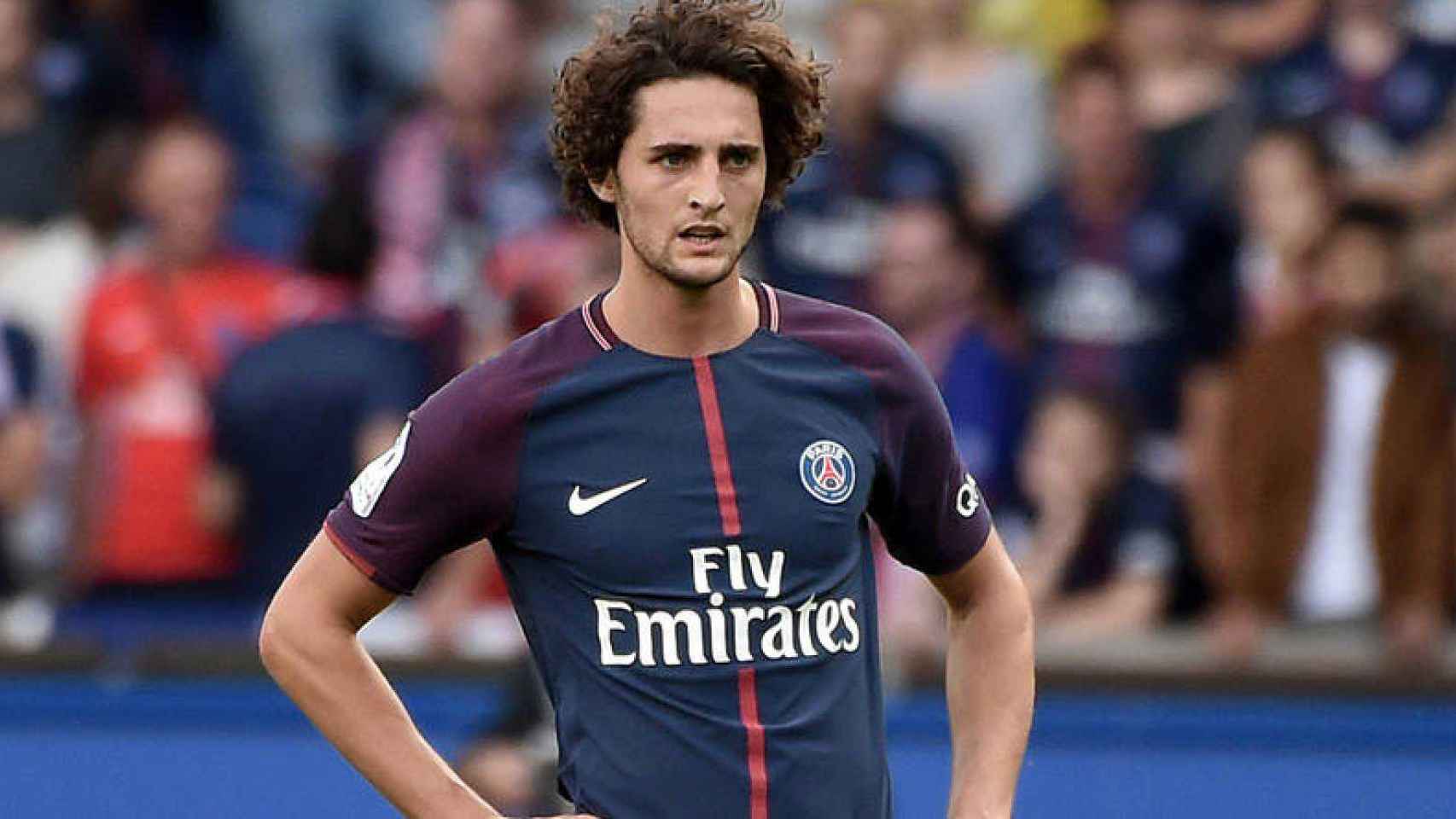 Adrien Rabiot en un partido con el PSG / EFE