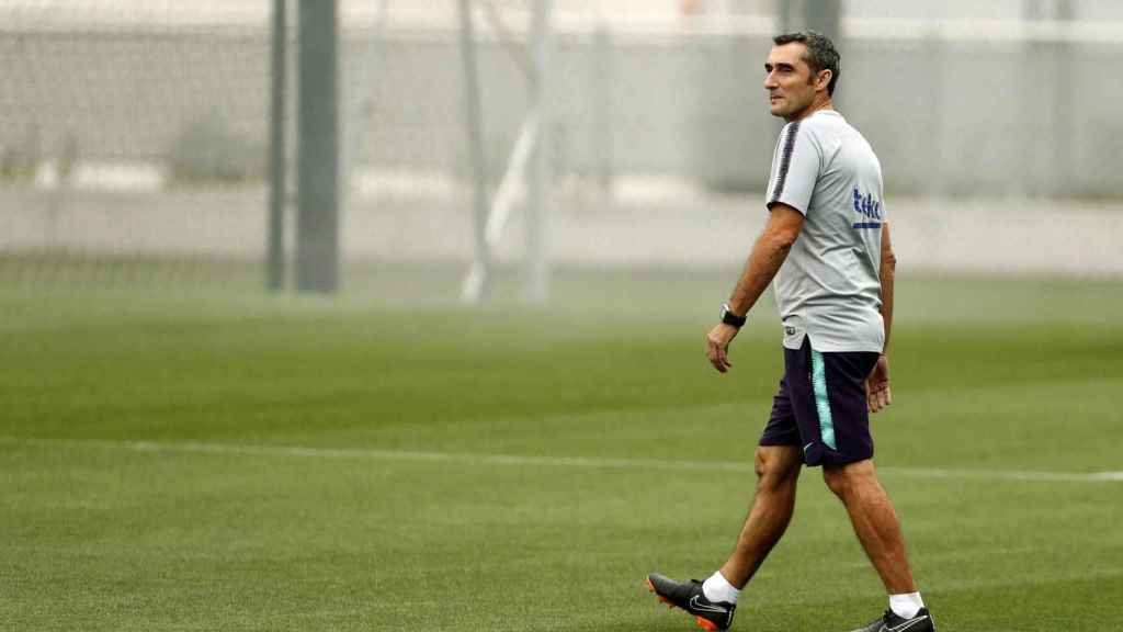 Ernesto Valverde ha marcado una nueva línea al confeccionar la plantilla de este año / EFE