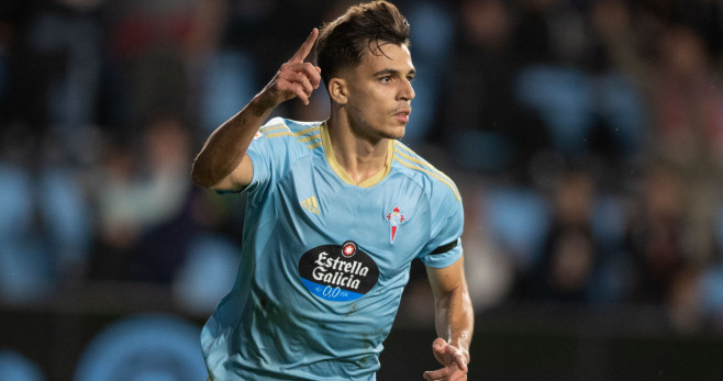 Gabri Veiga, en un partido del Celta / DAZN