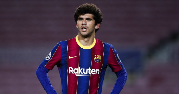 Carles Aleñá en un partido del Barça, en una imagen de archivo / EFE