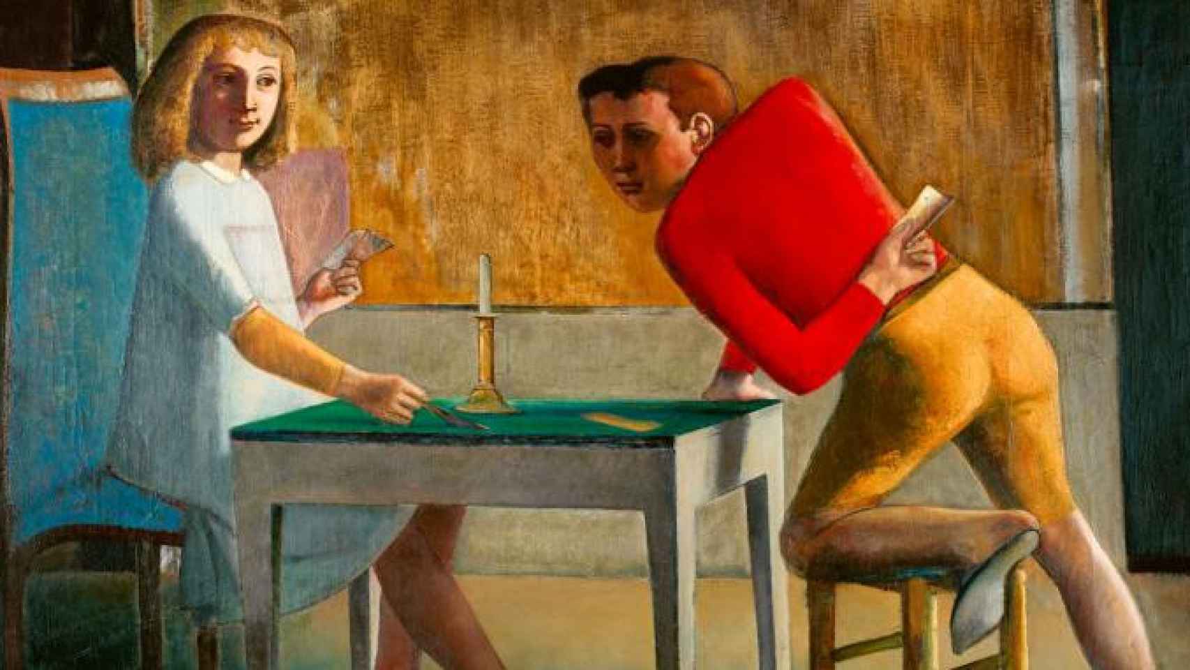 Imagen de 'Los jóvenes', una obra de Balthus expuesta en el Museo Thyssen / CG