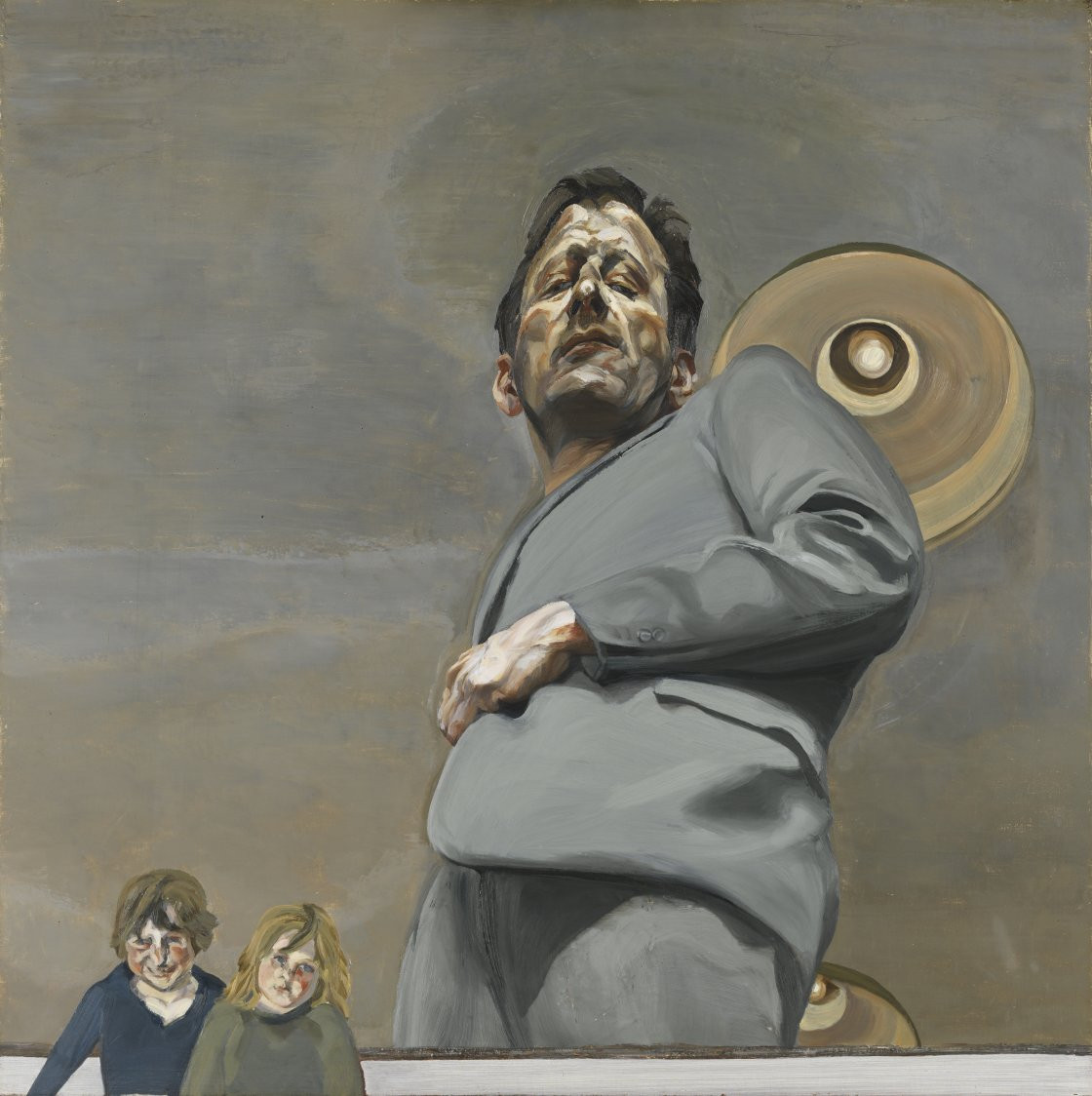 Reflejo con dos ninos (Autorretrato) / THE LUCIAN FREUD ARCHIVES / BRIDGEMAN IMAGES, 2022