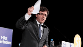 Carles Puigdemont, presidente de la Generalitat de Cataluña / EFE