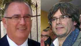 Josep Manel Bassols y Carles Puigdemont