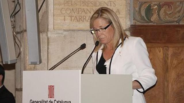 Joana Ortega, en un acto de la Generalidad, en 2012