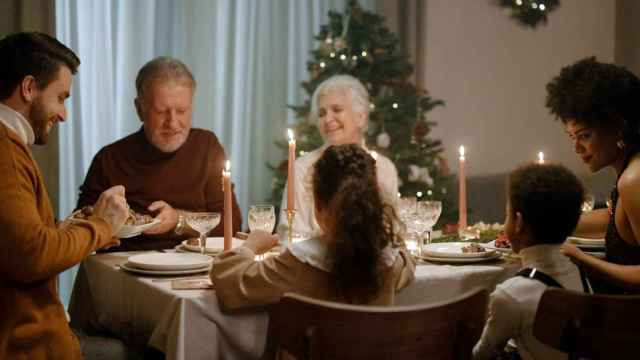 Cena de Navidad en familia / EUROPA PRESS