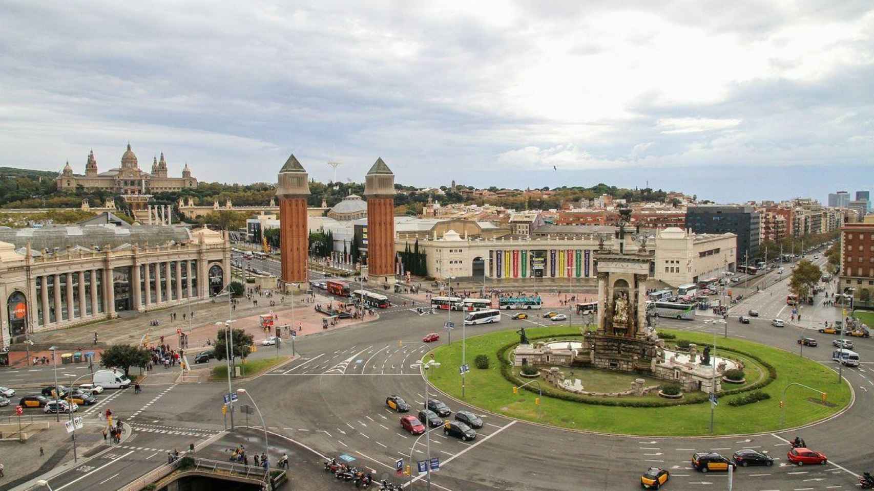 Vista de la Plaza de España