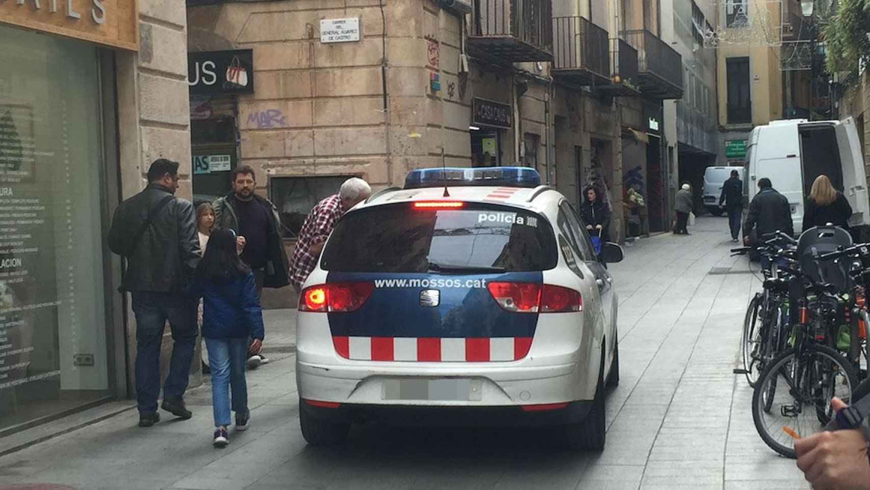 Vehículo de los Mossos d'Esquadra en una imagen de archivo