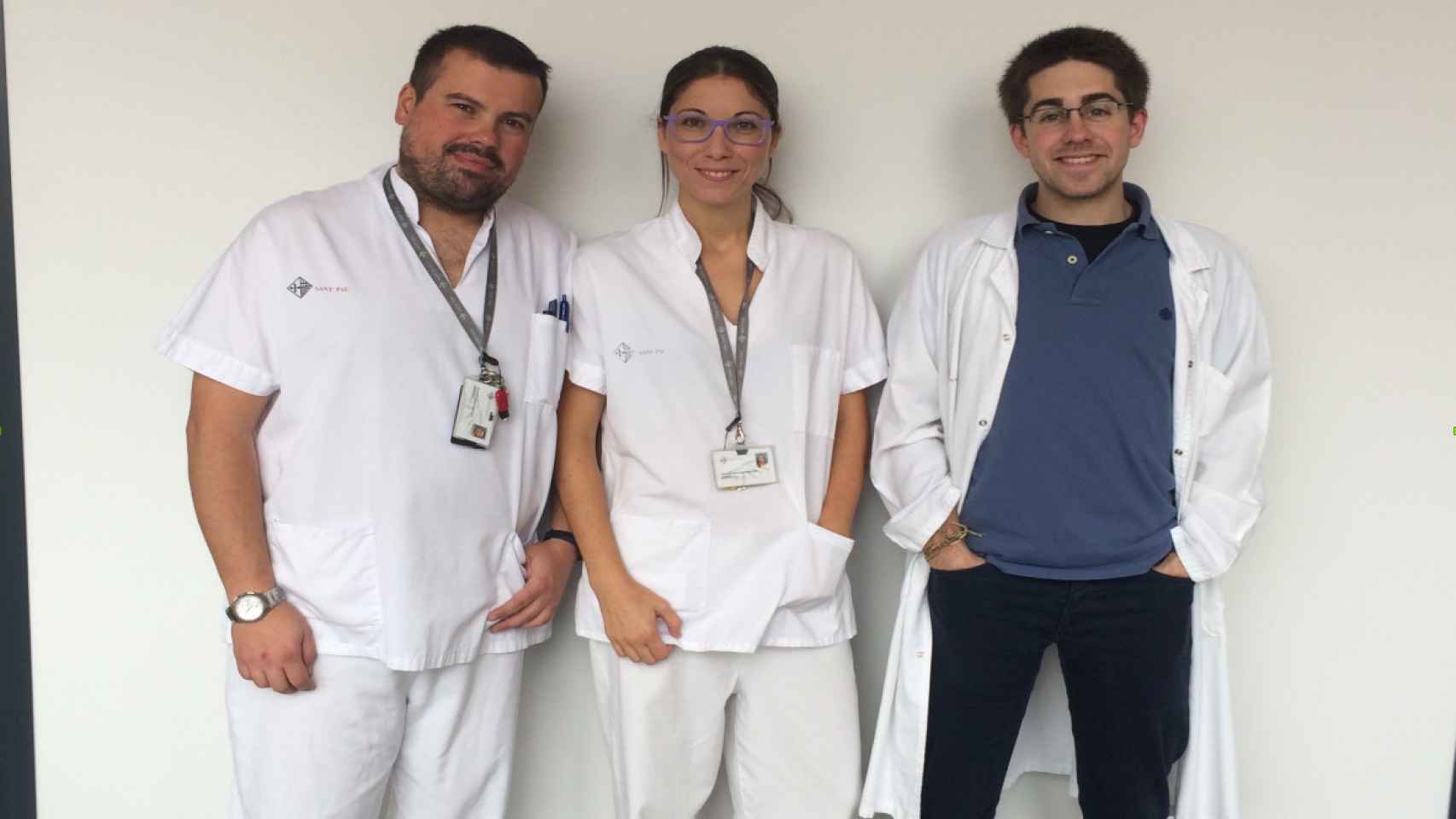 Sergio Remis; Marina García y Saül Alcaraz, el equipo de Stop&Go