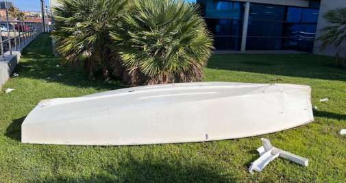 Destrozos en el club náutico de Tarragona / CG