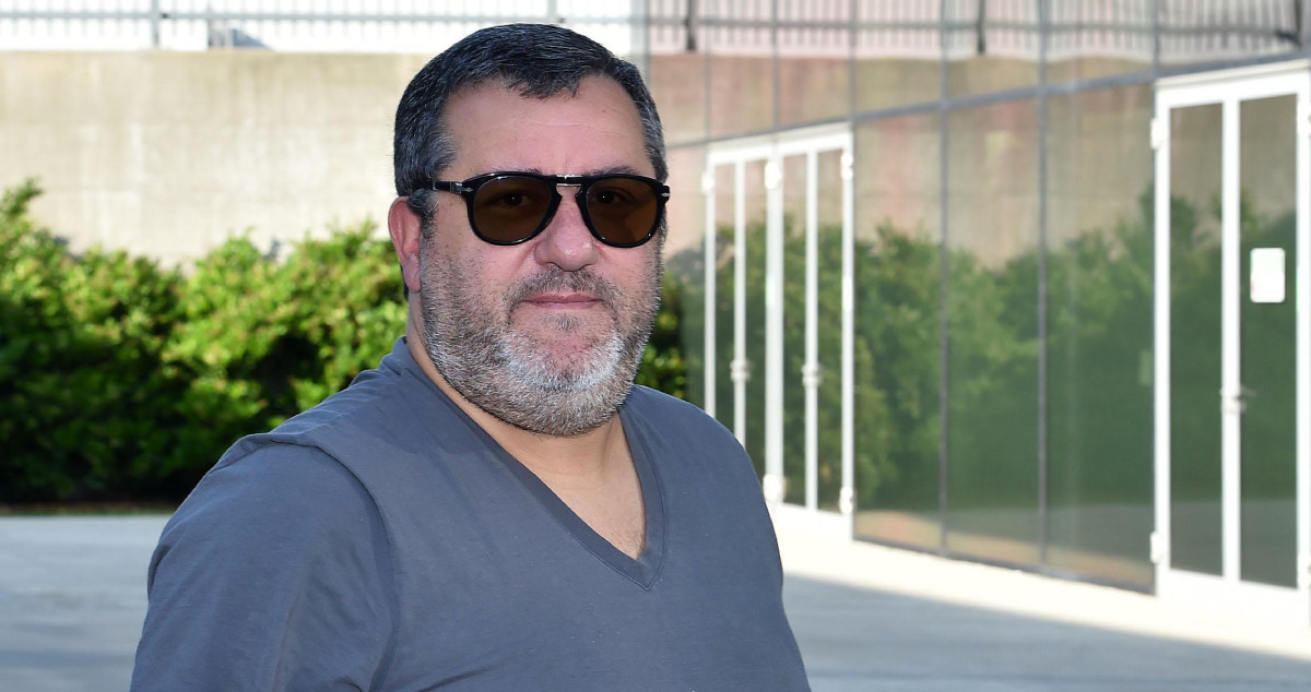 Fotografía de archivo del 17 de Julio de 2019 del italiano Mino Raiola, representante deportivo del sueco Zlatan Ibrahimovic, el noruego Erling Haaland o el francés Paul Pogba, entre otros, que ha fallecido a los 54 años en Milán / EFE