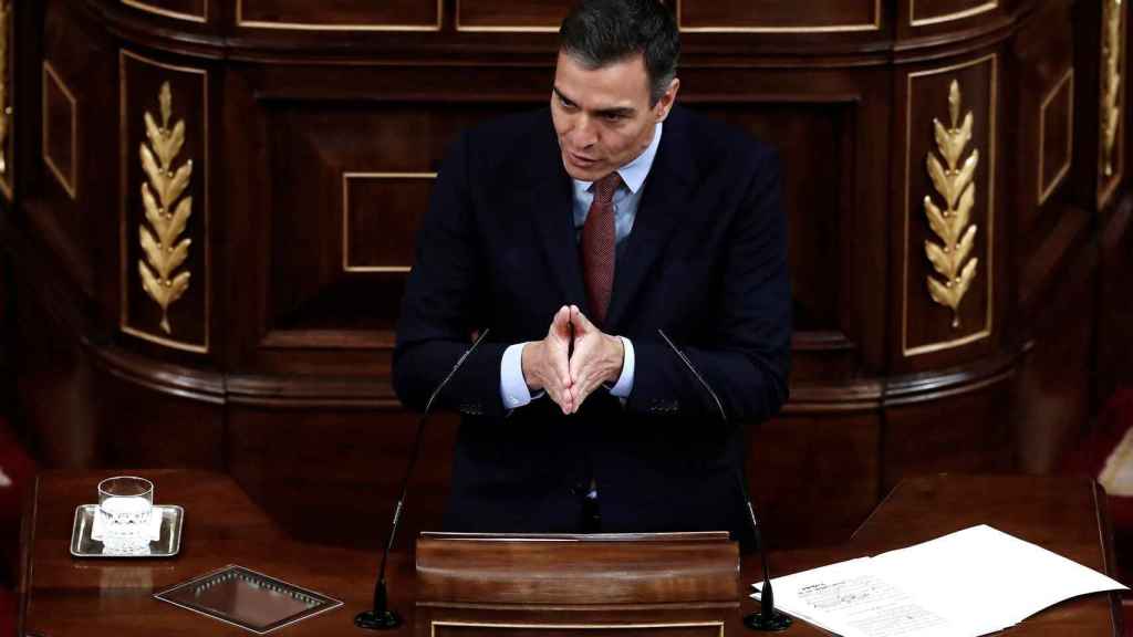 Pedro Sánchez en el Congreso / EFE