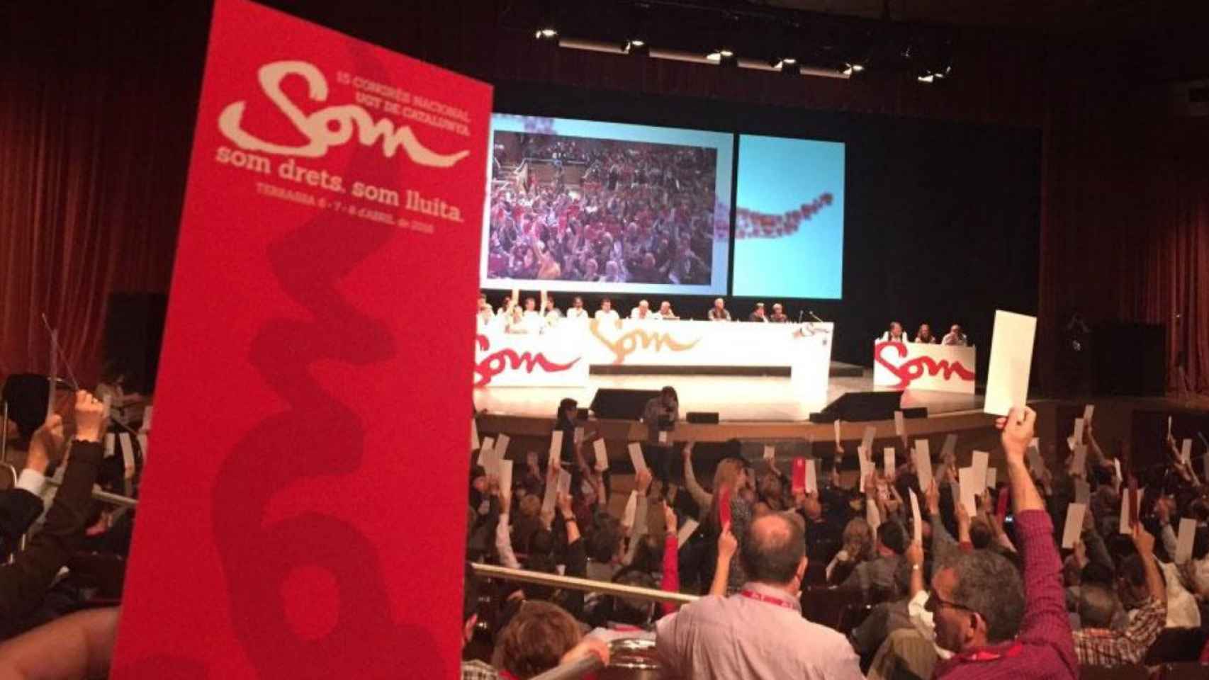 Imagen de archivo del XV Congreso de la UGT de Cataluña de 2016 / UGT