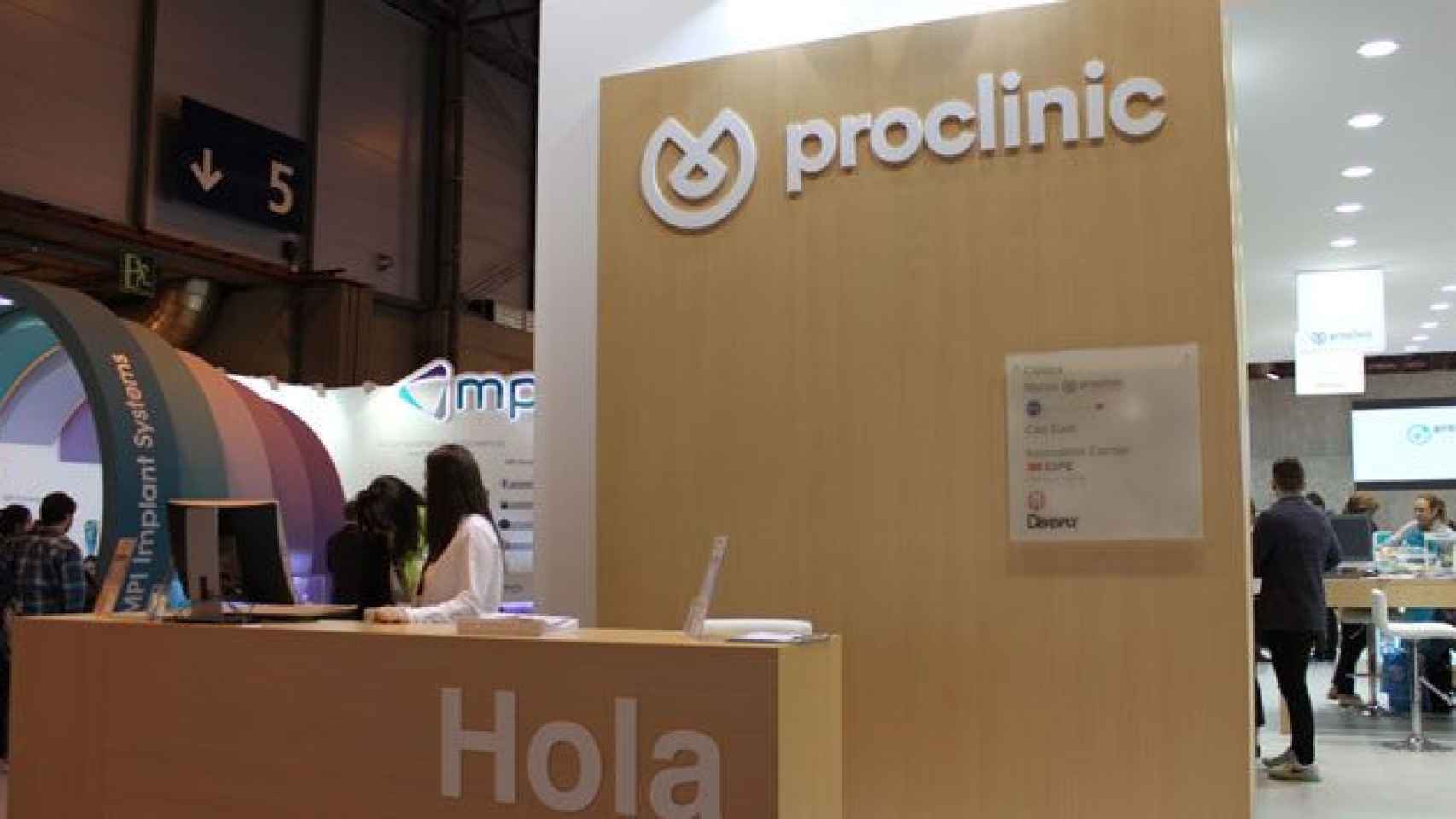 Un estand de Proclinic Expert en una feria del sector de la distribución odontológica / CG