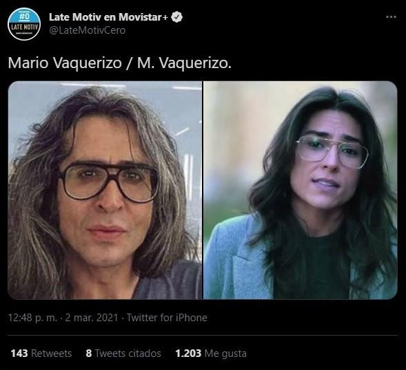 El tuit comparativo de 'Late Motiv' / TWITTER