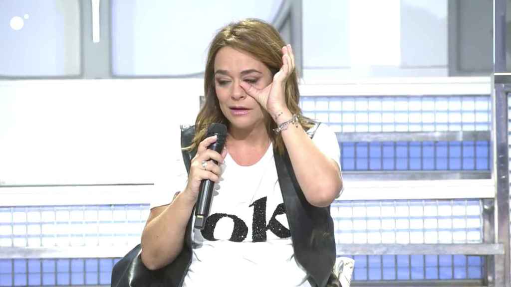 Toñi Moreno se pone a llorar pensándose que María Teresa Campos está muerta / MEDIASET