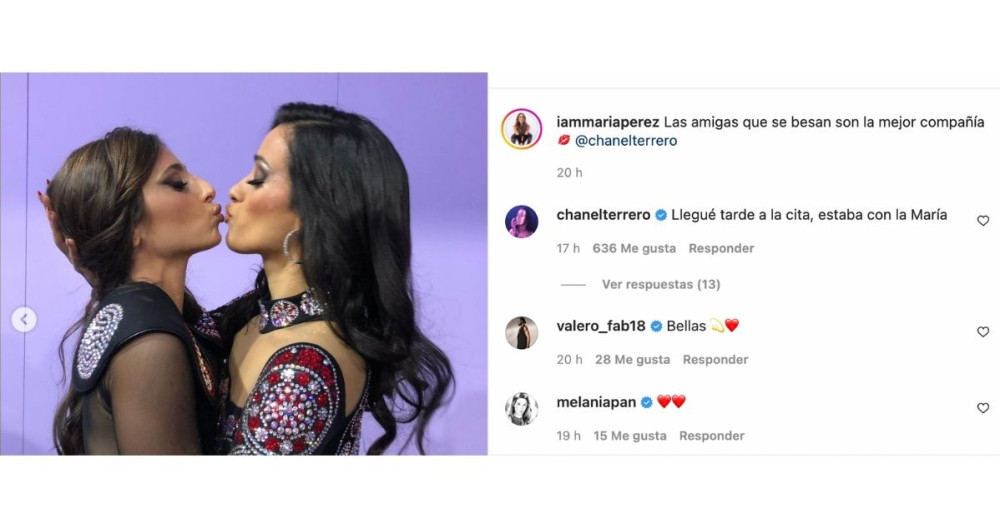 Chanel con su bailarina María Pérez / CEDIDA