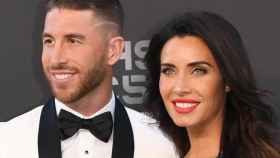 Pilar Rubio y Sergio Ramo en la gala The Best