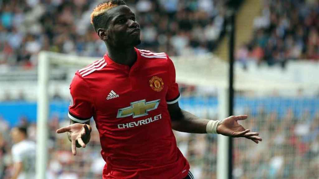 Una foto de Paul Pogba con el Manchester United / EFE